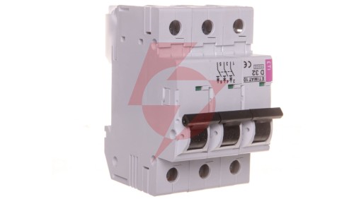 Wyłącznik nadprądowy 3P D 32A 10kA AC ETIMAT10 002155719
