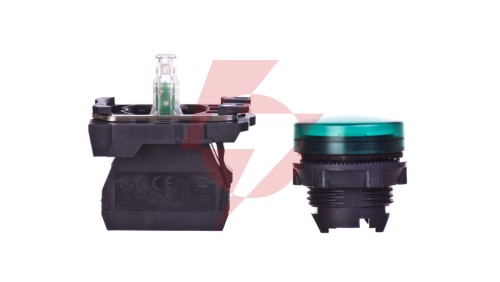 Lampka sygnalizacyjna 22mm zielona 24V AC/DC LED XB5AVB3