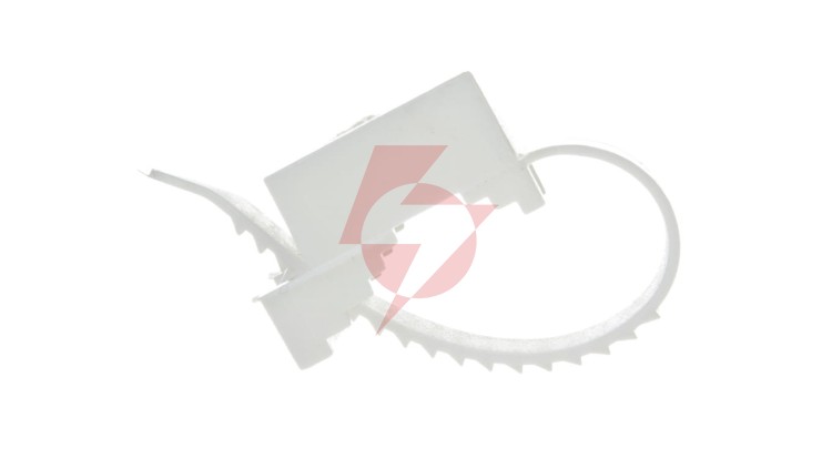 Uchwyt paskowy 9x60mm biały UP 22 12.1 /100szt./