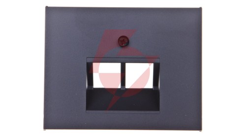 K.1 Element centralny do gniazda UAE RJ11 RJ12 RJ45 kat.3, 5e, 6 45st antracyt mat lakierowany 14097006