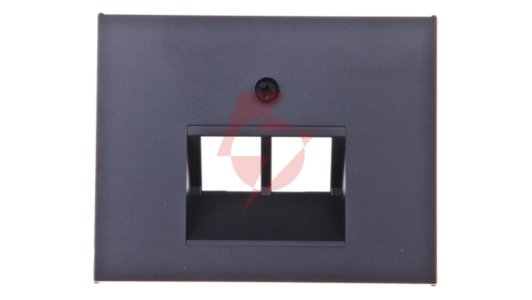 K.1 Element centralny do gniazda UAE RJ11 RJ12 RJ45 kat.3, 5e, 6 45st antracyt mat lakierowany 14097006