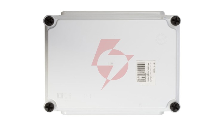 Skrzynka izolacyjna 280x200x151mm Z-1/2 z P-1 pokrywa pełna biała (2xBM) 0 43