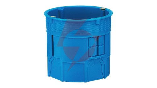 Puszka podtynkowa 60mm głęboka z wkrętami niebieska Z60Dw 34035203 /50szt./