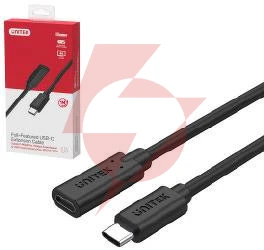 Przedłużacz unitek c14086bk usb-c 10gbps 4k pd 100w 1m