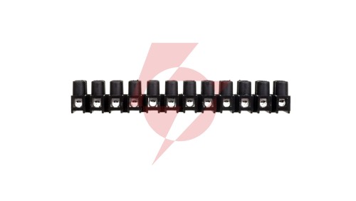 Listwa zaciskowa gwintowa 12-torowa 2,5mm2 czarna LTA12-2,5 22210217