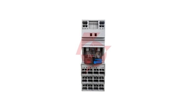 Przekaźnik przemysłowy 4P 5A 24V DC na podstawce AgCe 858-304